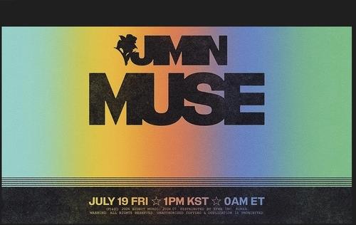 La imagen, sin fechar, proporcionada por BigHit Music, muestra un póster promocional de "Muse", el próximo álbum de Jimin, de BTS.