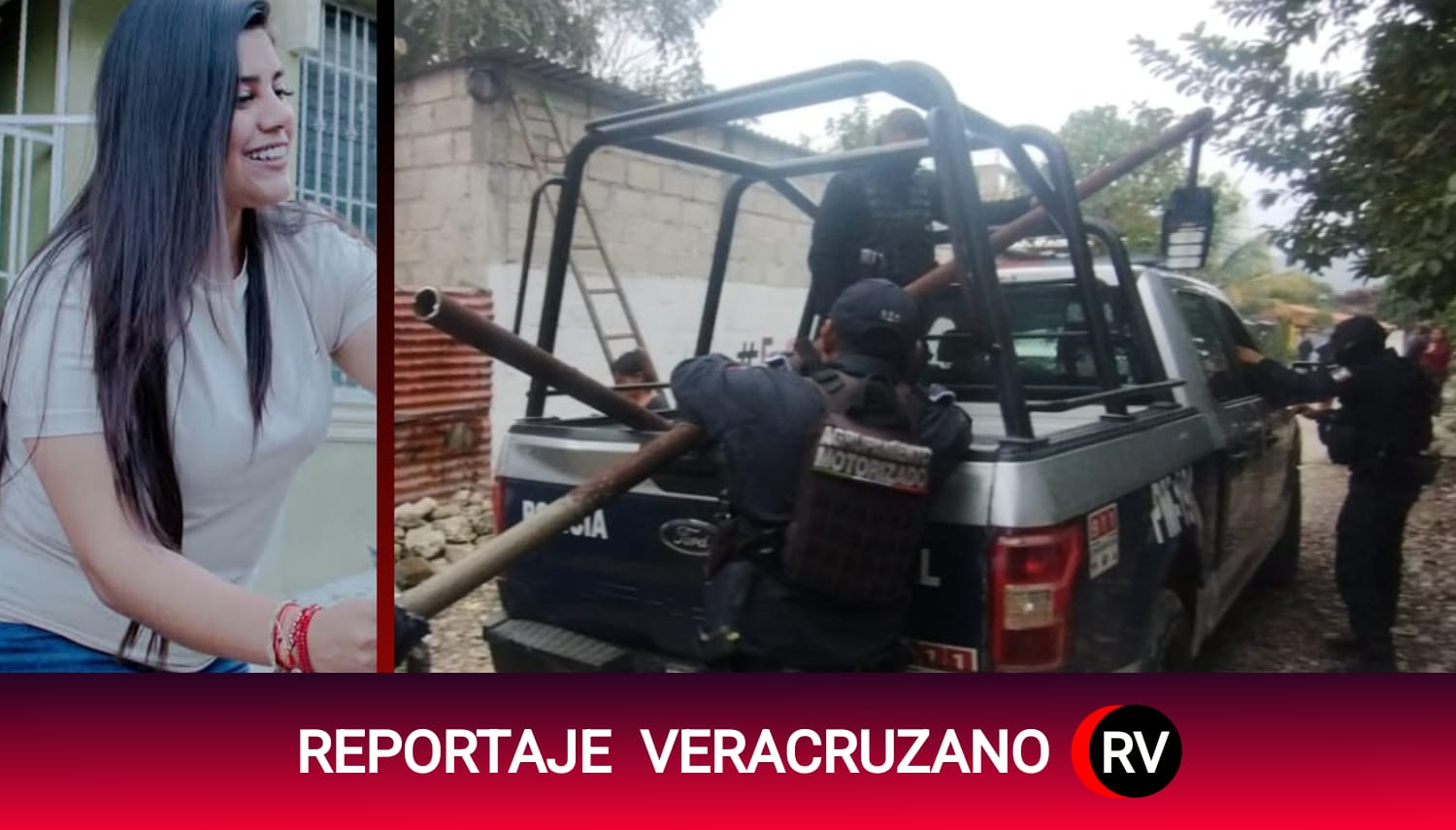 Diputada Adanely manda a bajar de la patrulla a tres detenidos tras robar tubería de Pemex en Poza Rica