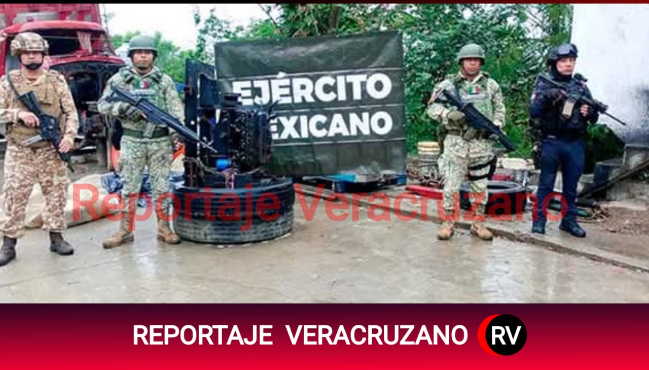 Operativo exitoso: Ejército Mexicano y Guardia Nacional recuperan equipo robado a Pemex en Poza Rica