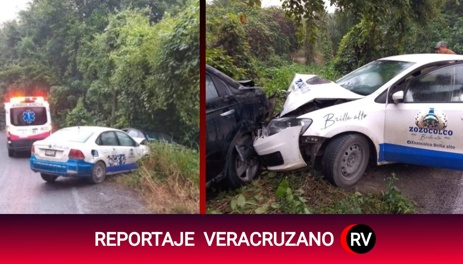 Aparatoso accidente en la carretera Poza Rica-Cardel: Condiciones climáticas y diesel en el asfalto, factores clave