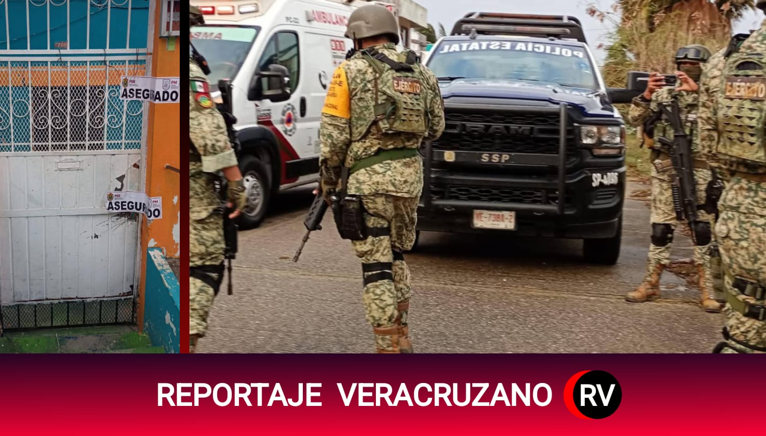 Operativo conjunto asegura vivienda con drogas y armas en Acayucan