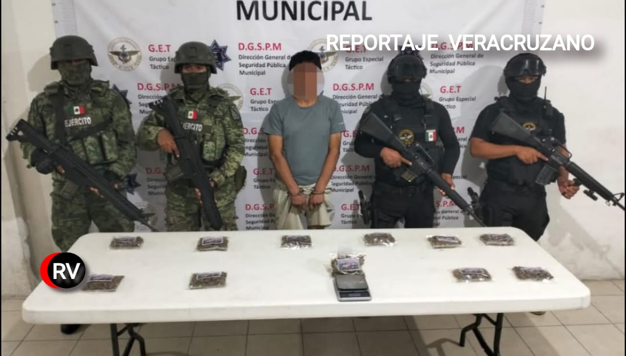 Cae “La Chiquis” con Marihuana en Papantla: Intentó Evadir a las Autoridades