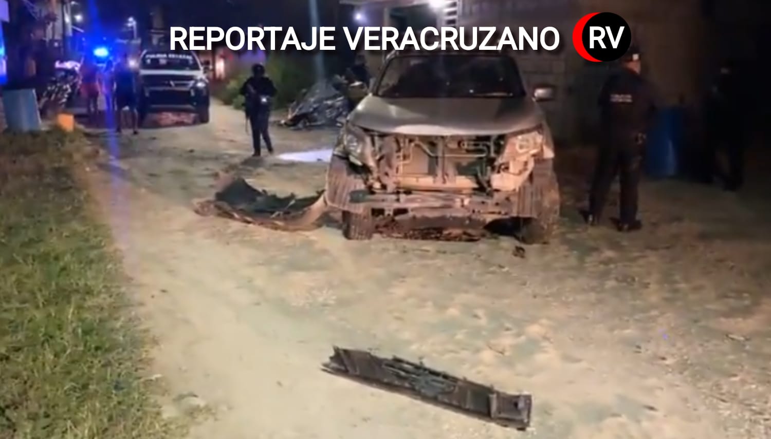 De incendio a escándalo: asegurada camioneta robada en Poza Rica