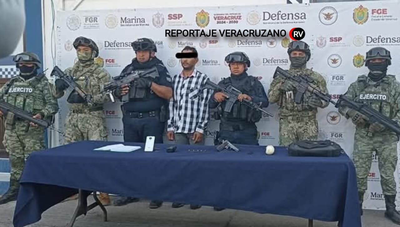 Capturan a sujeto armado en Tihutlán tras operativo