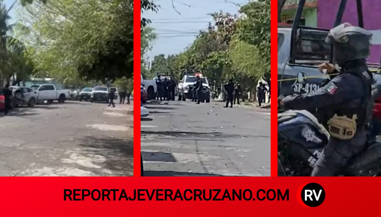 Balacera y persecución en Infonavit Las Brisas deja un rescatado y movilización policiaca en Veracruz