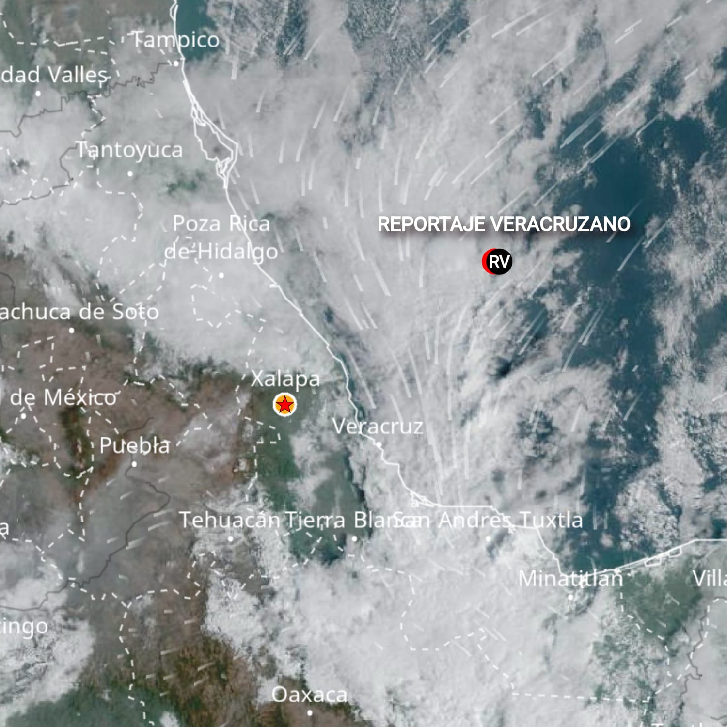 Veracruz enfrenta nuevo evento de Norte: lluvias y descenso de temperatura marcarán la semana