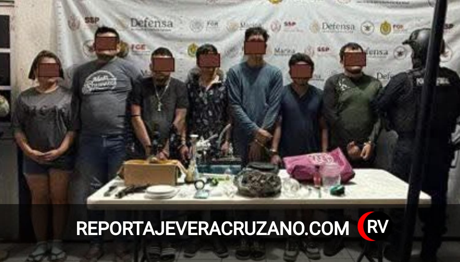 Cateo en Texistepec deja ocho detenidos