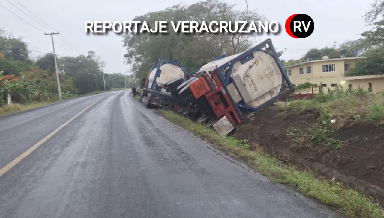 Inseguridad vial en la carretera federal 180: otro accidente expone riesgos en la vía