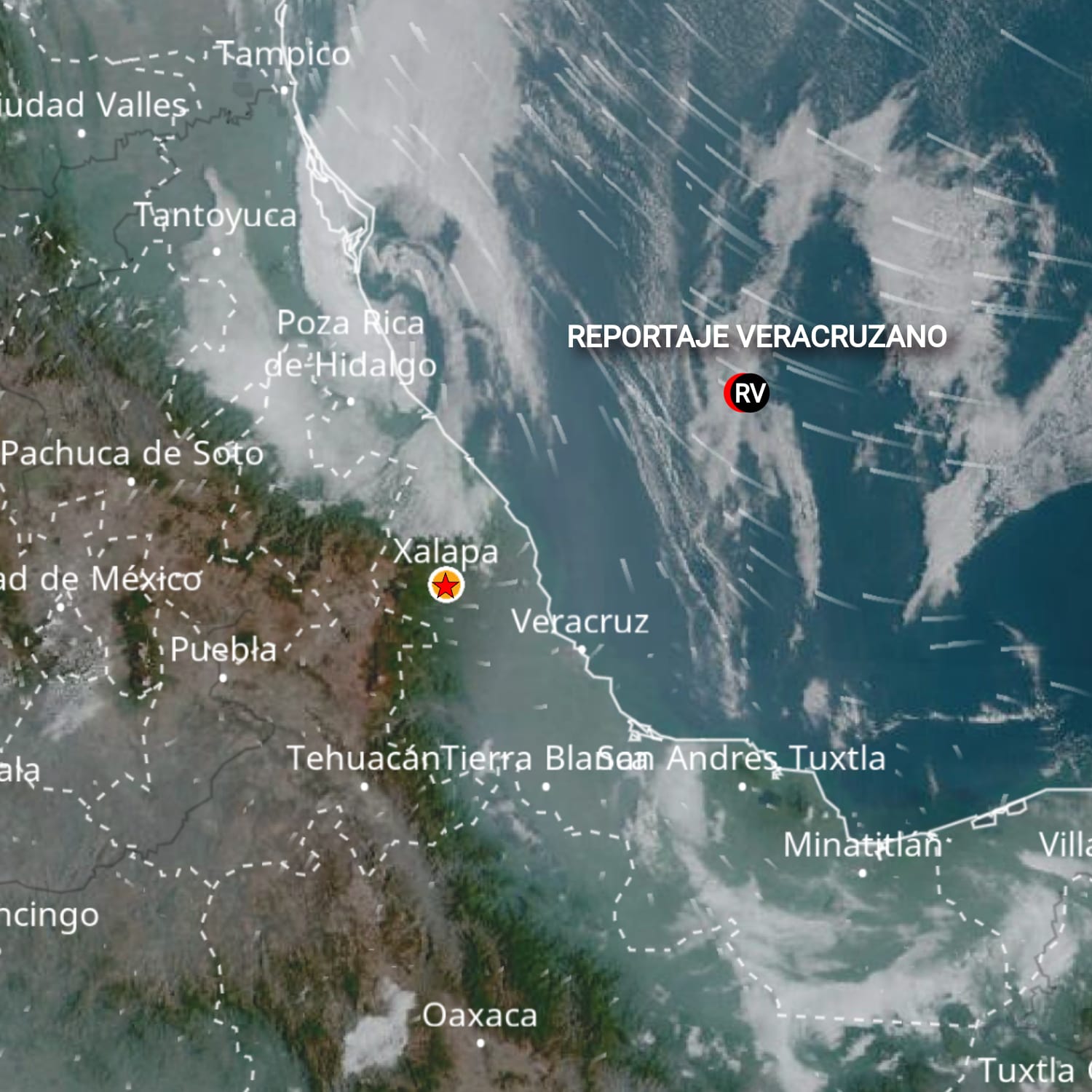 Clima en Veracruz: Semana de calor intenso, vientos fuertes y posible Norte el miércoles