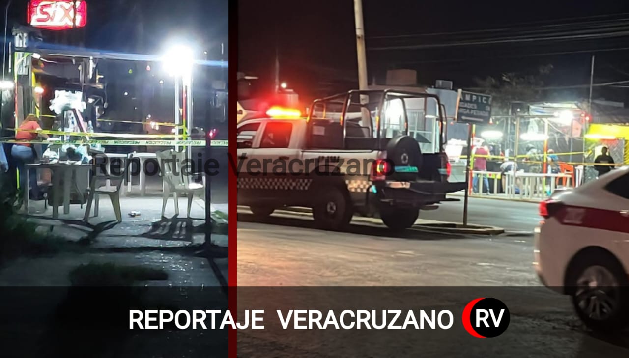 Balacera en Tuxpan: Código Rojo tras ataque armado en taquería de la avenida Cuauhtémoc