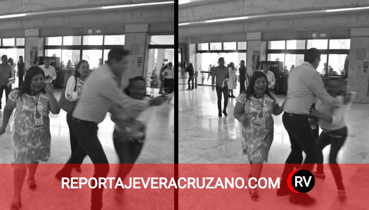 ¡Cultura de la violencia y el abuso! Funcionario de Xóchitl Molina agrede a reportera para encubrir el desprecio a artesanos indígenas