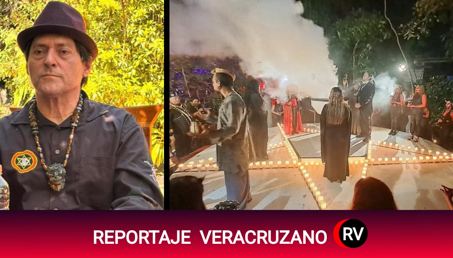 El Brujo Mayor celebra 13 años de la Misa Negra en Catemaco