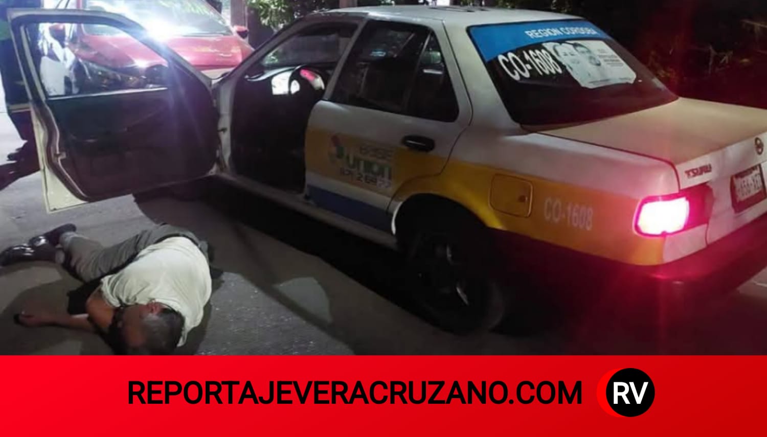 Taxista ebrio causa choque en Córdoba y es detenido