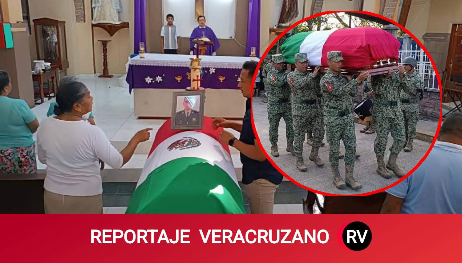 En San Andrés Tuxtla, una comunidad despide a su hijo caído en el deber