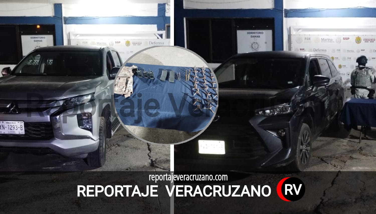 Falsas alarmas desatan operativo en Tihuatlán, pero hallan arsenal y vehículos sospechosos en rancho