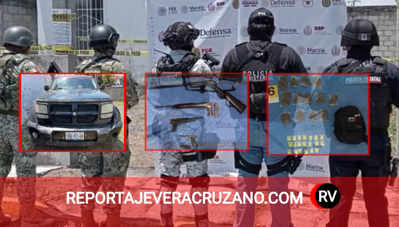 Cateo en Puente Nacional culmina con aseguramiento de vehículo y objetos ilícitos