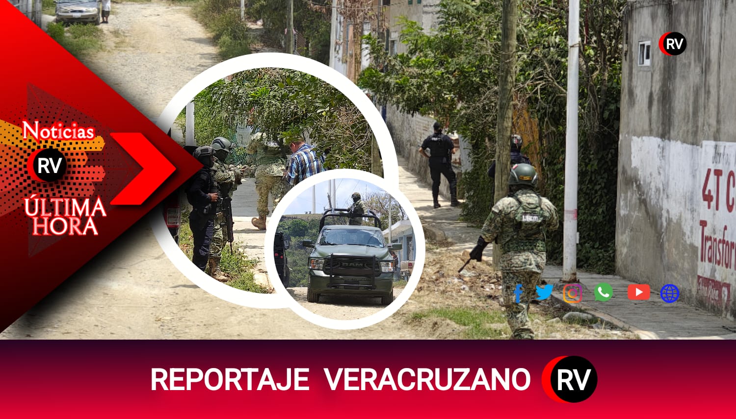 Intensa Movilización Policiaca en Poza Rica: Cateo en Colonia Prensa Nacional