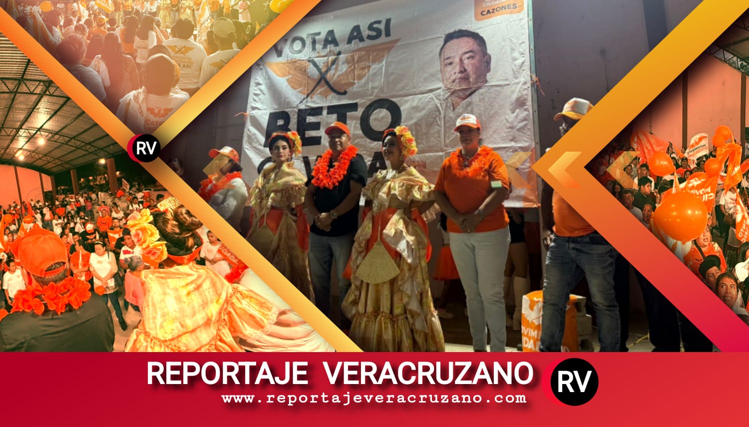 Cazones de Herrera se une al proyecto de Beto Olvera: recibe el bastón de mando en comunidades de Km 25 y Km 31