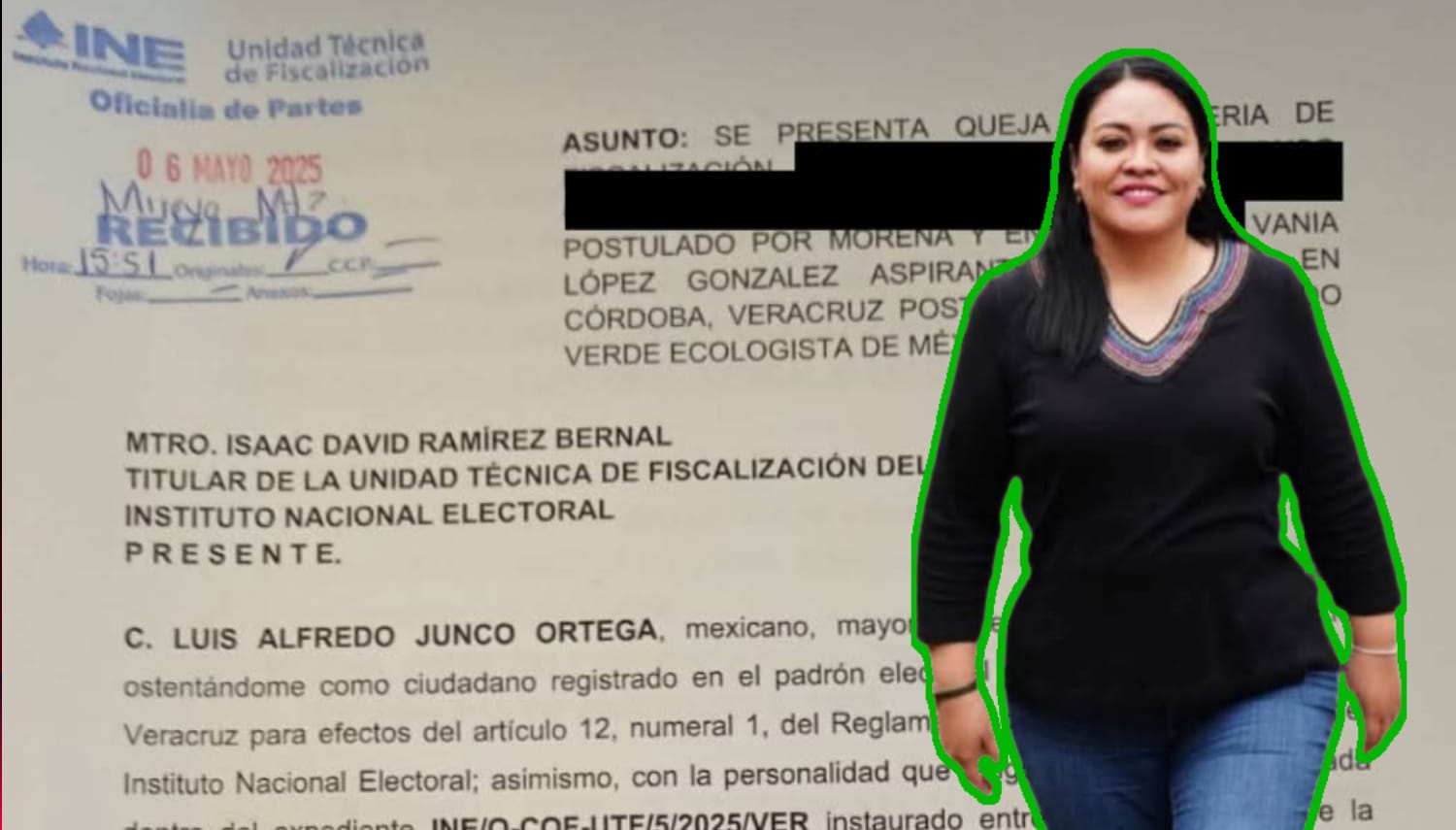 Vania López González, síndica con licencia, sancionada por el INE por fraude electoral y doble militancia