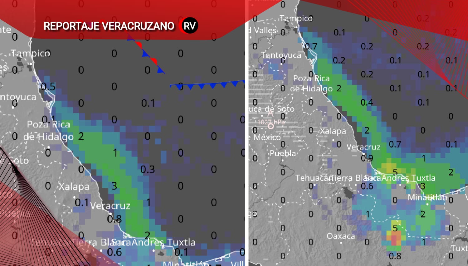 Pronóstico del Clima en Veracruz: Frente Frío 12 Trae Lluvias Intensivas y Vientos Fuertes este 3 de Noviembre