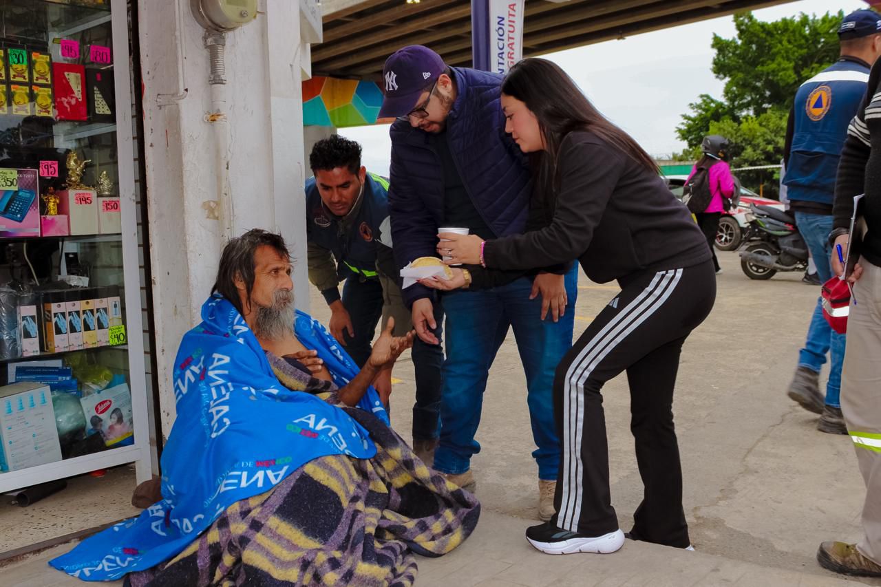 Recorren zonas vulnerables ante el paso del Frente Frío No. 27
