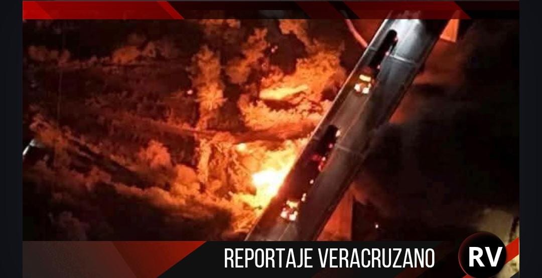 Explosión de pipa en la México–Tuxpan deja un fallecido y provoca cierre total de la autopista