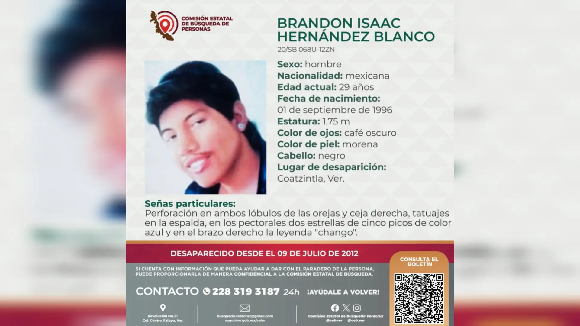 Catorce años en el abandono: devuelven a su familia los restos de Brandon Isacc, desaparecido en 2012