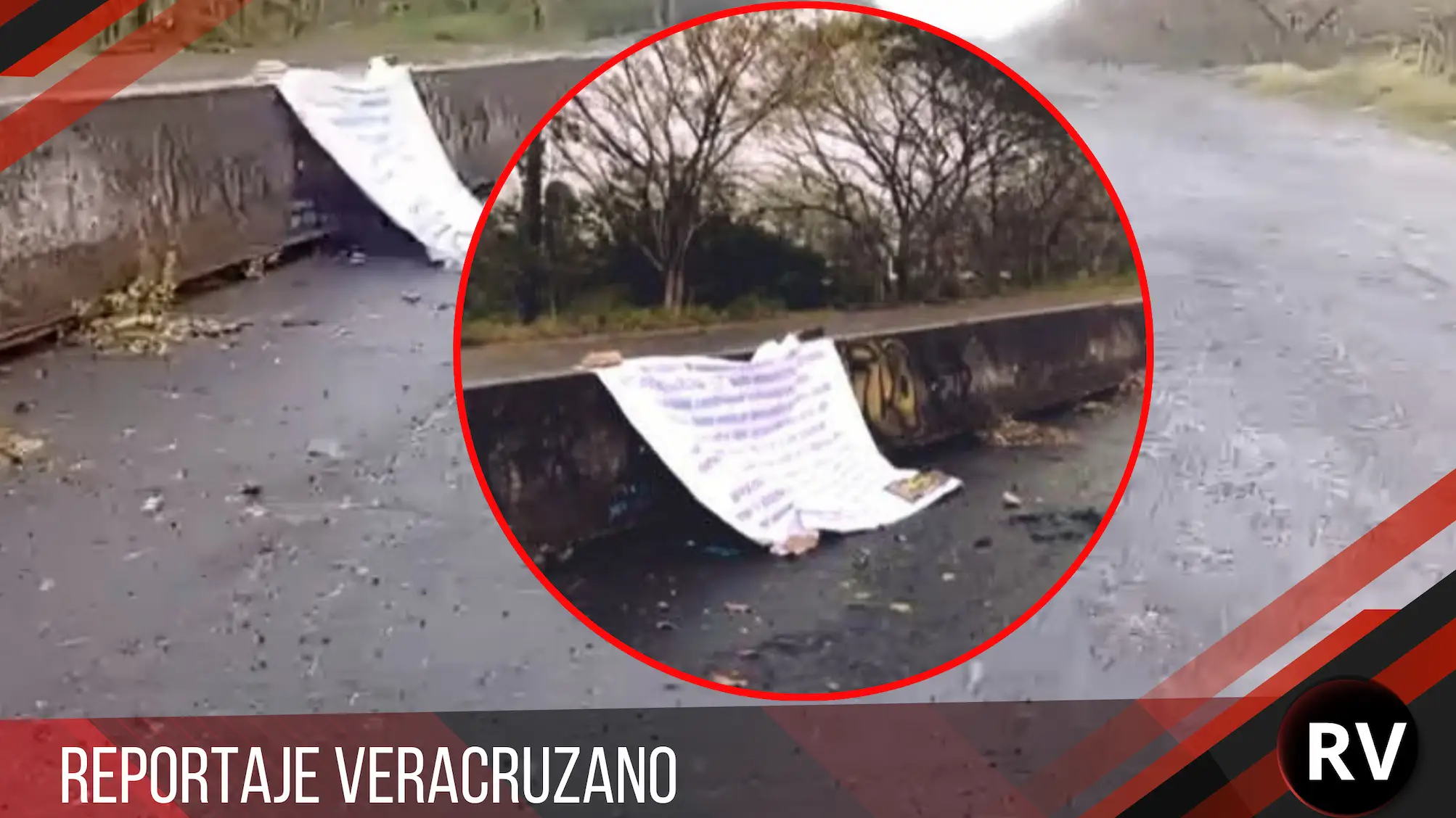 Mensajes siembran miedo en Coatzacoalcos: Aparecen lonas amenazantes