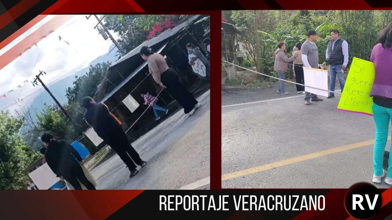 Se levantan comunidades: bloquean la federal 150 por detención de padre e hija