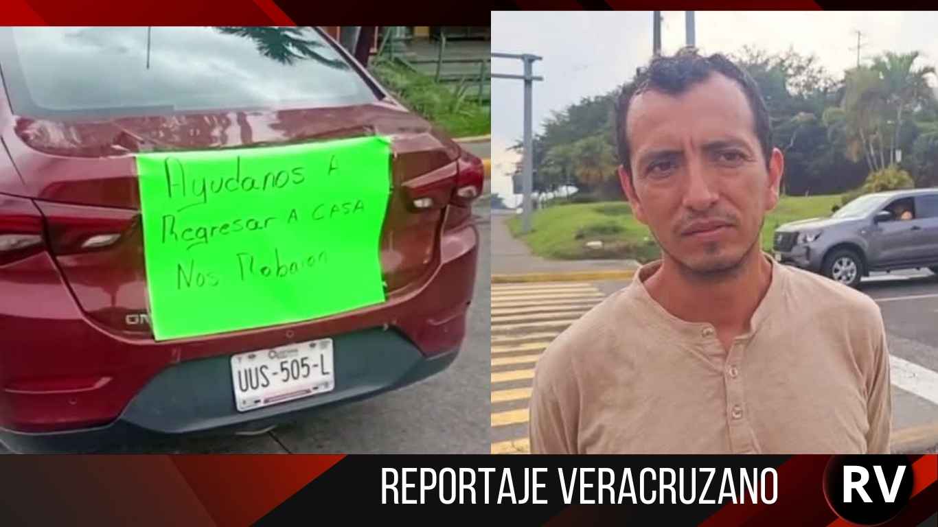 Familia queda varada tras asalto en carretera de Veracruz; piden ayuda