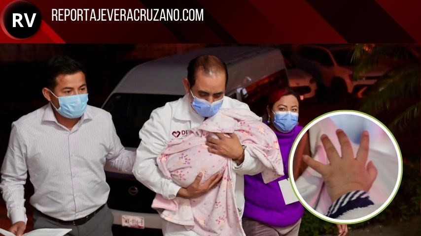 Dan de alta a bebé rescatada por omisión de cuidados en fraccionamiento de Veracruz