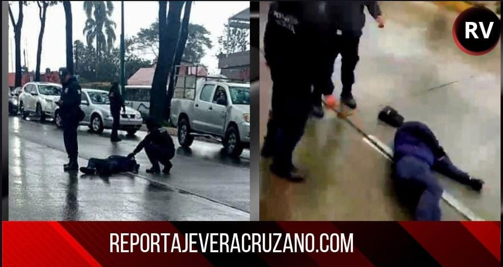 Cae policía de la SSP de patrulla en movimiento; su estado de salud es grave