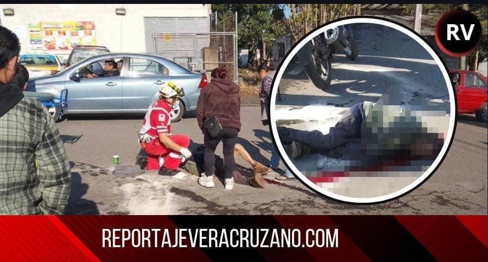 Adulto mayor es arrollado frente a Bodega Aurrerá en Córdoba; responsable huye