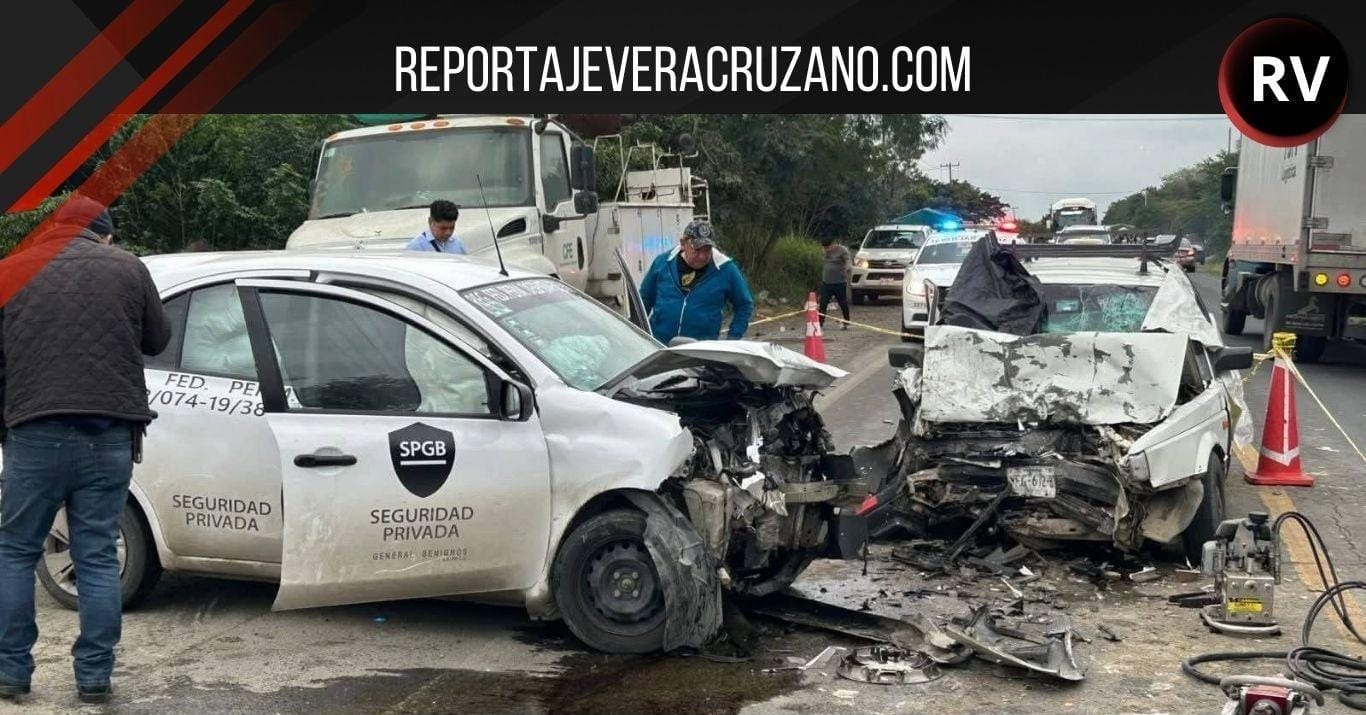 Tragedia en la carretera Poza Rica-Tihuatlán: un fallecido y dos heridos graves