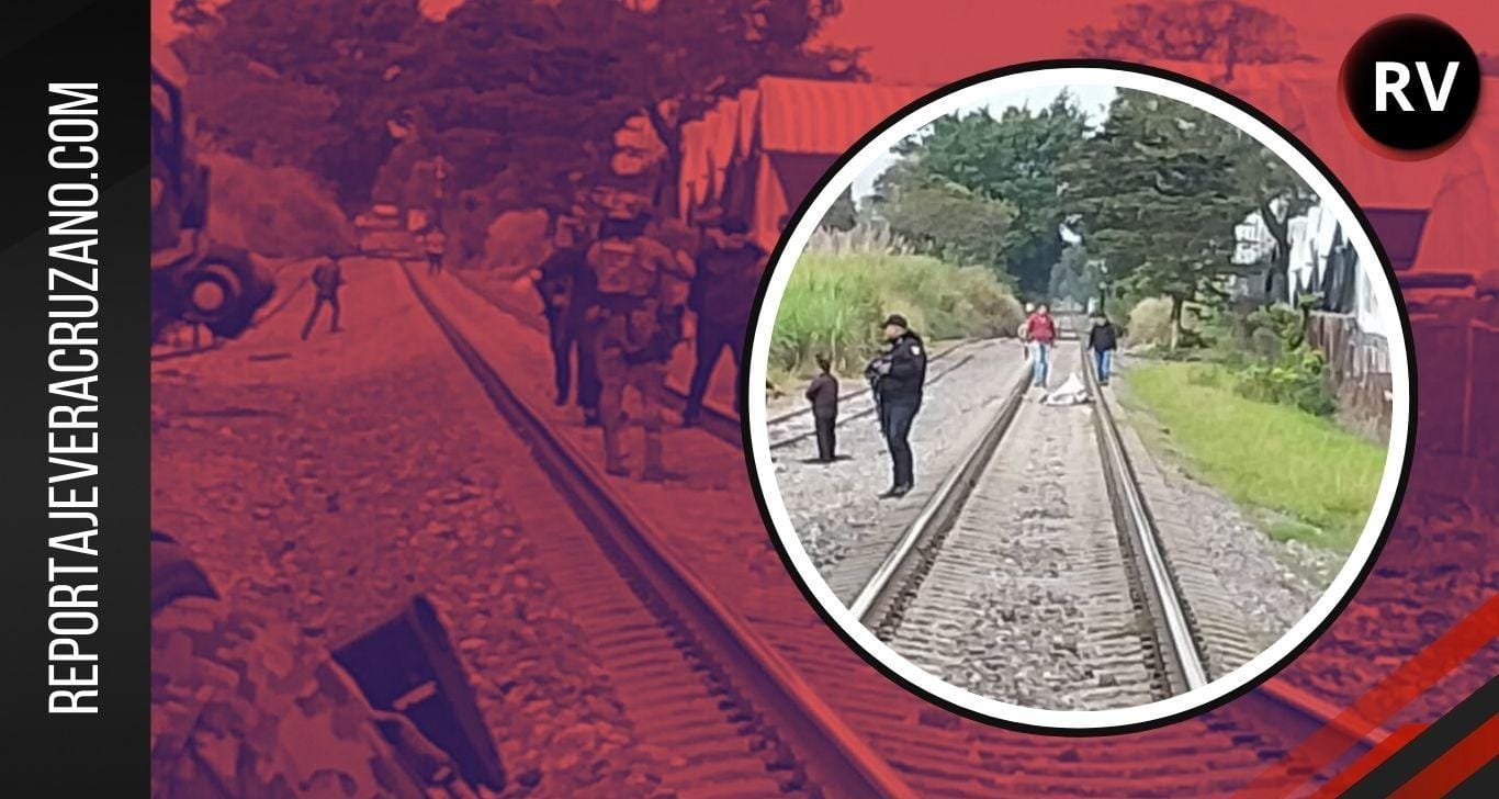 Fallece migrante tras ser arrollado por el ferrocarril en Amatlán de los Reyes