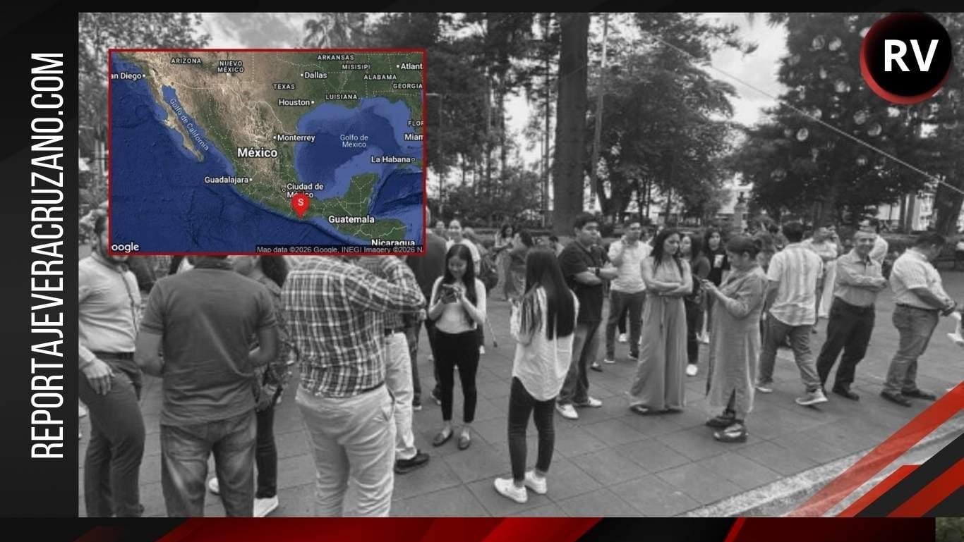 Saldo blanco en Veracruz tras sismo de magnitud 5.7 con epicentro en Oaxaca