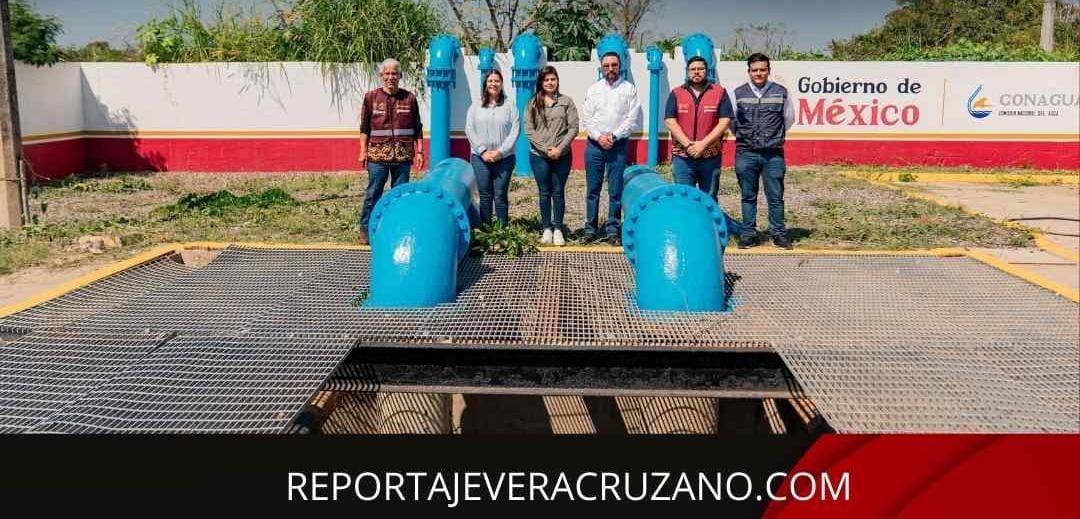 Cárcamo de bombeo opera al 100 por ciento en un trabajo coordinado entre el Gobierno de Poza Rica y Conagua