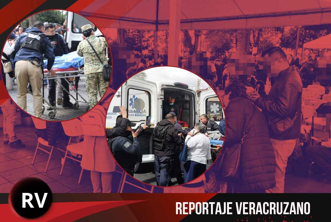 Emergencia en acto cívico de Xalapa: Catorce estudiantes hospitalizados por posible intoxicación e hipotermia