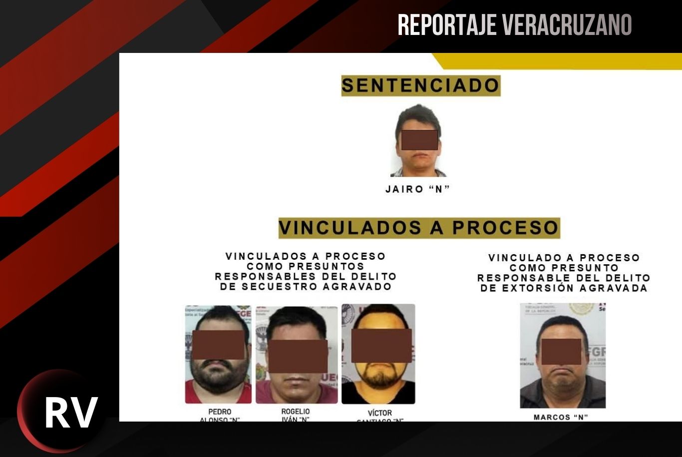 Sentencia y Vinculaciones por Secuestro y Extorsión en Coatzacoalcos, Xalapa y Minatitlán