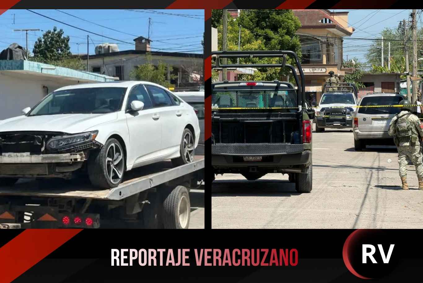 Fuerzas federales y estatales ejecutan cateo en la colonia División de Oriente de Poza Rica