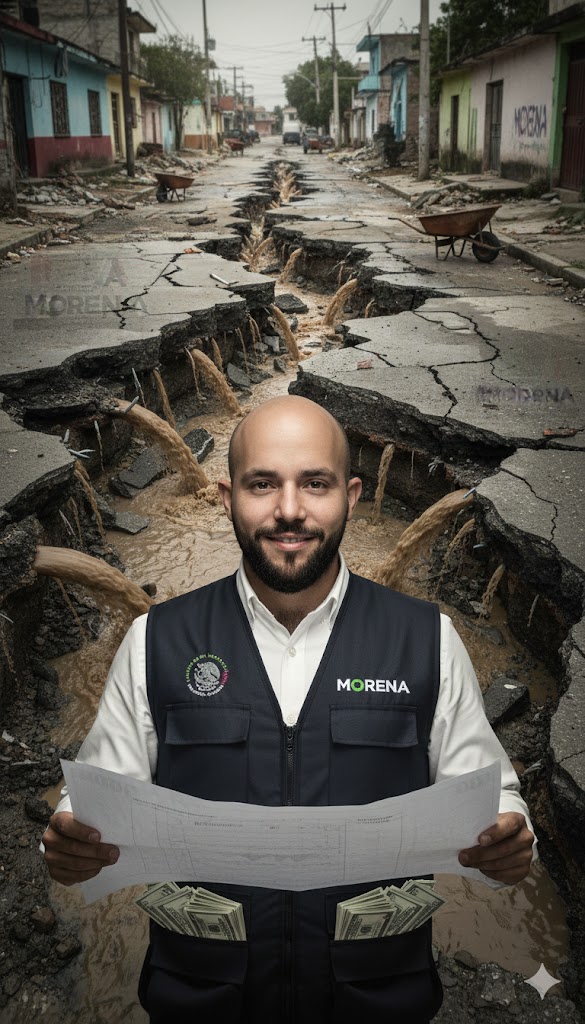 La ruptura de Coatzintla: cuando la obra pública es negocio y la corrupción, el cimiento de un mandato