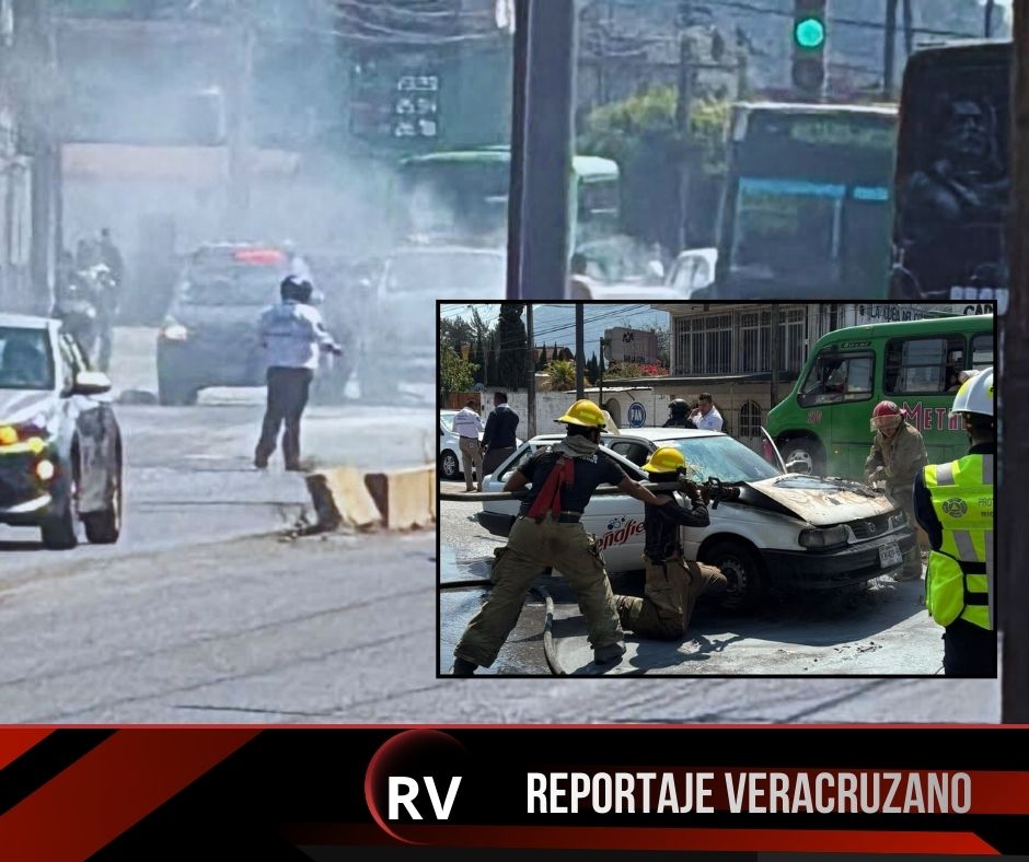 Incendio de vehículo moviliza a cuerpos de emergencia en Río Blanco