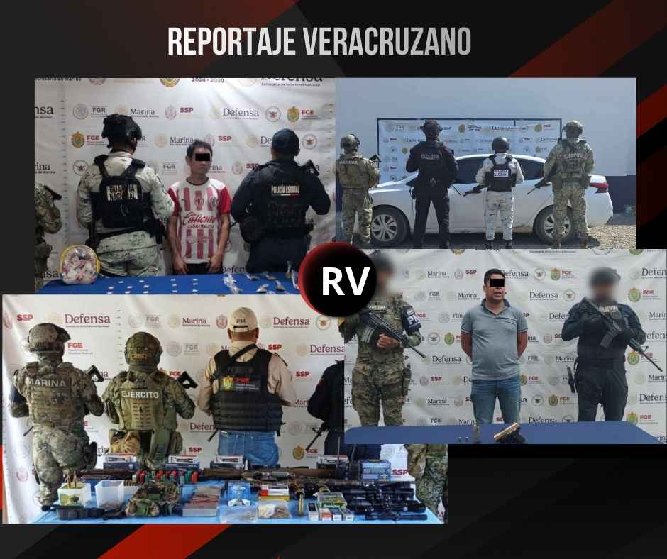 Operativo coordinado en Veracruz: 37 detenidos y 300 dosis de droga aseguradas