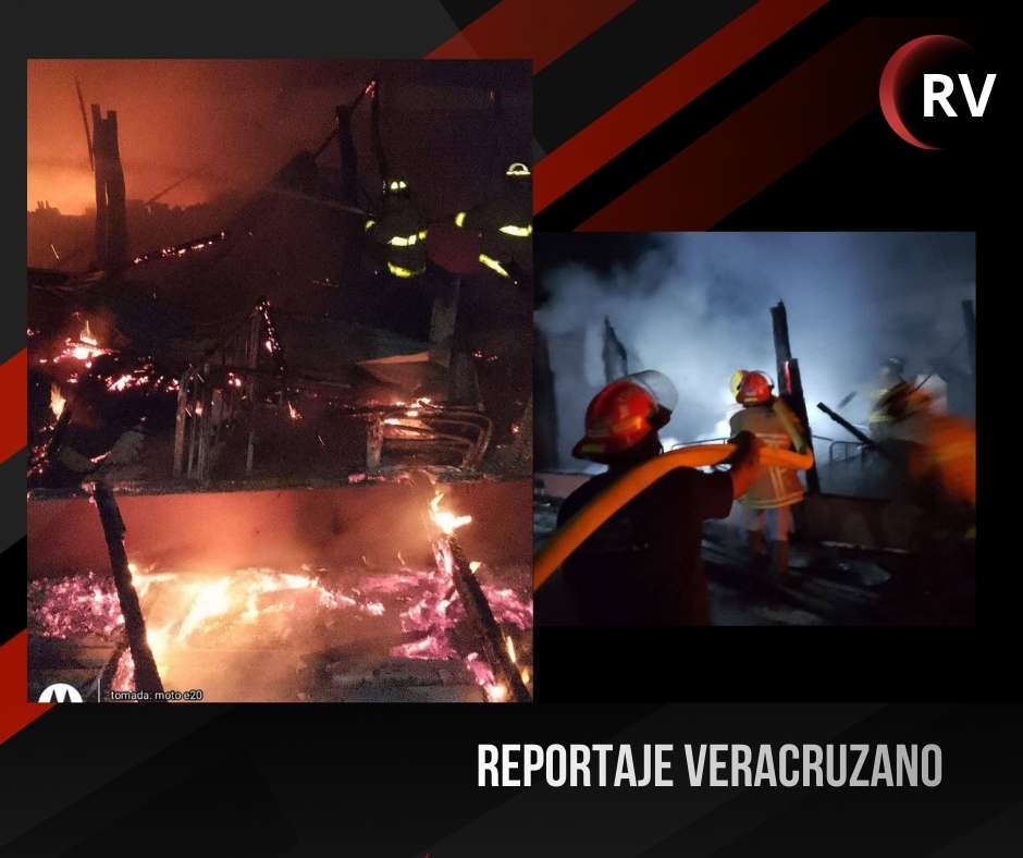 Cortocircuito reduce a cenizas restaurante «Una Palapa» en Cuitláhuac