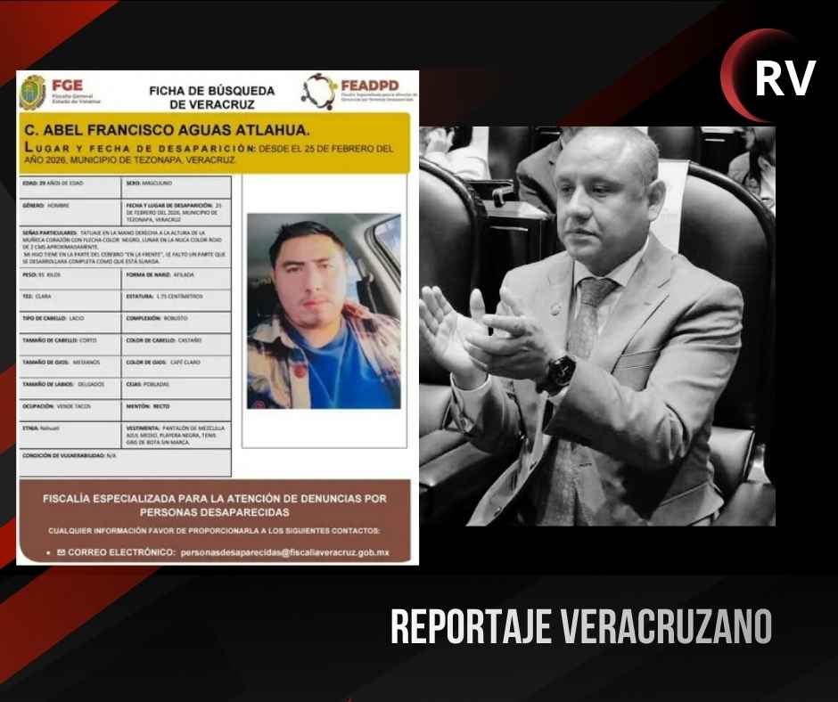 Activan protocolos de búsqueda por desaparición de sobrino de Benito Aguas AtlahuaTezonapa