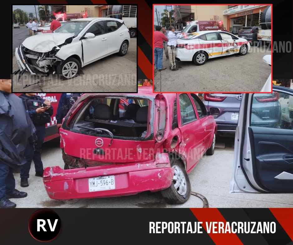 Provoca carambola en el Reloj de la Paz y arma zafarrancho en Tránsito