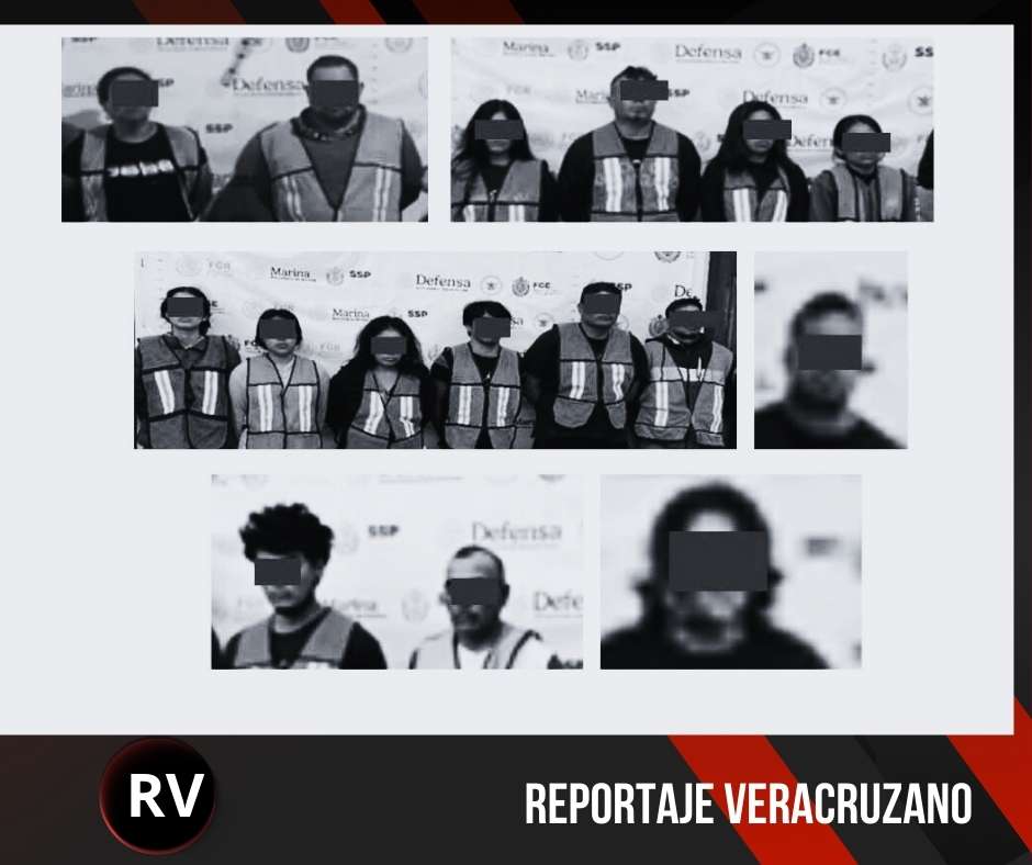 Fiscalía General del Estado detiene a 44 personas tras operativos de cateo en Veracruz