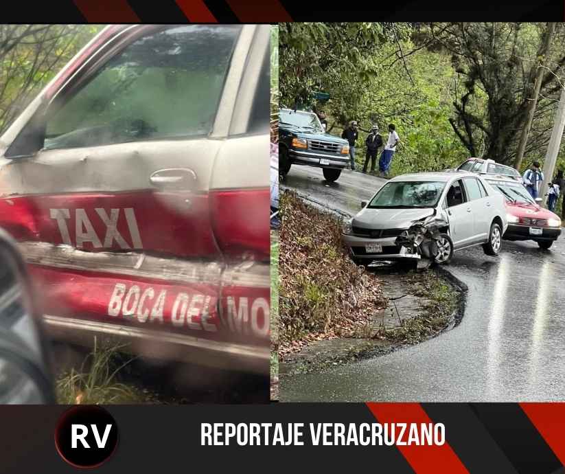 Accidente vehicular genera afectaciones en la carretera federal Totutla–Huatusco