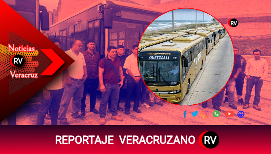 Colapsa movilidad en Coatzacoalcos: paro de choferes deja sin transporte a usuarios del sistema “Quetzalli”